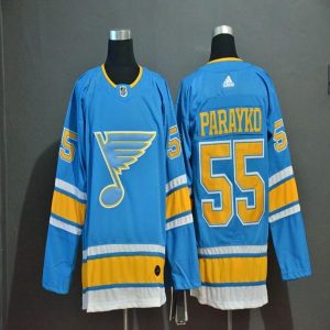 Herren St. Louis Blues Eishockey Trikot Colton Parayko 55 2018-19 Blau Authentic